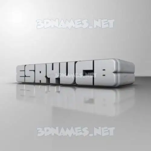 esryvcb in White Metro style - 3D name wallpaper esryvcb in White Metro style - 3D name wallpaper