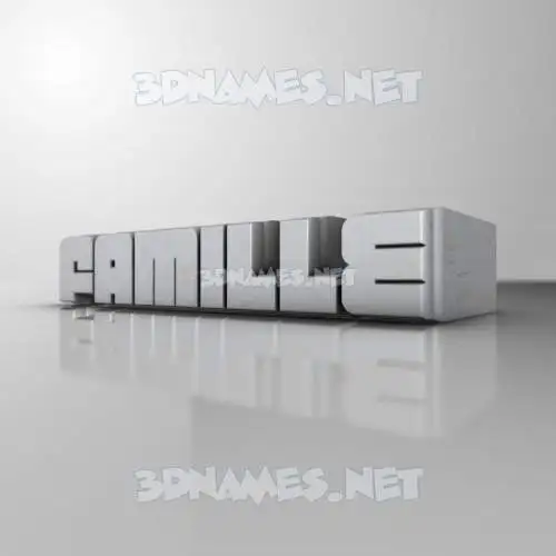 famille in White Metro style - 3D name wallpaper famille in White Metro style - 3D name wallpaper