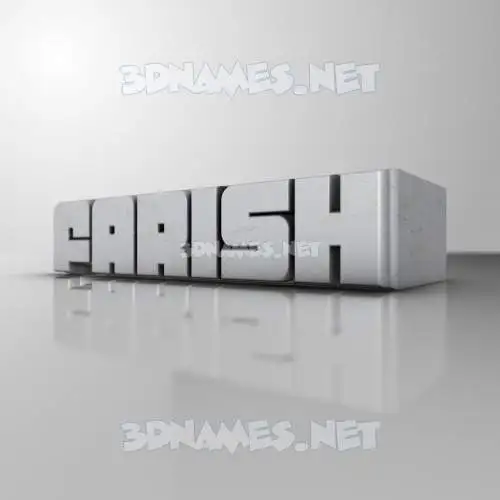 farish in White Metro style - 3D name wallpaper