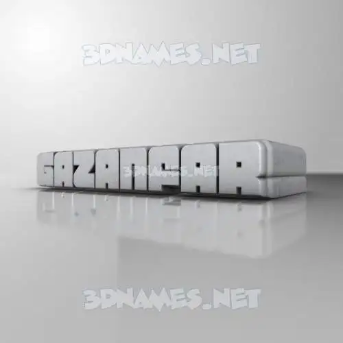 gazanfar in White Metro style - 3D name wallpaper gazanfar in White Metro style - 3D name wallpaper