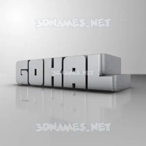 gokal in White Metro style - 3D name wallpaper gokal in White Metro style - 3D name wallpaper
