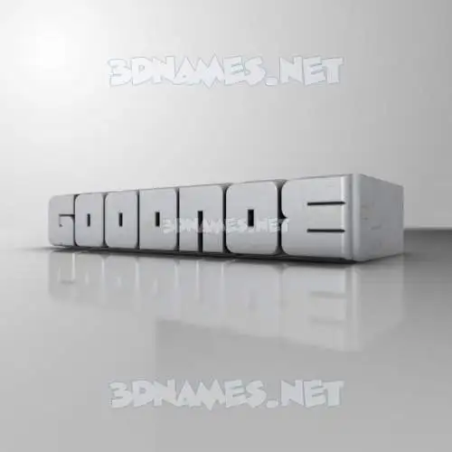 goodnoe in White Metro style - 3D name wallpaper goodnoe in White Metro style - 3D name wallpaper
