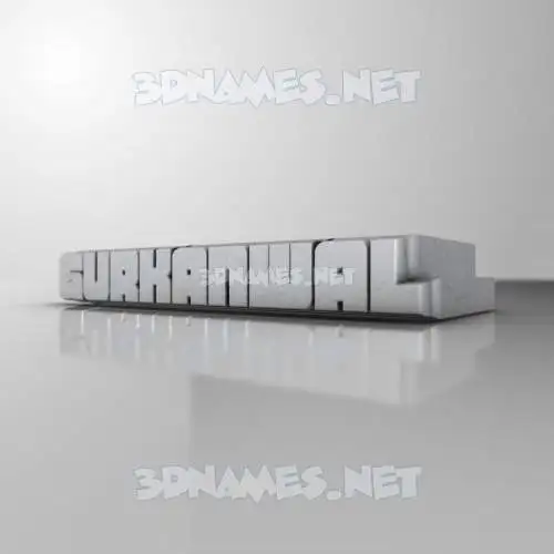 gurkanwal in White Metro style - 3D name wallpaper gurkanwal in White Metro style - 3D name wallpaper