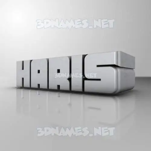 haris in White Metro style - 3D name wallpaper haris in White Metro style - 3D name wallpaper