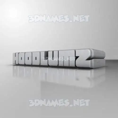 hoodlumz in White Metro style - 3D name wallpaper hoodlumz in White Metro style - 3D name wallpaper