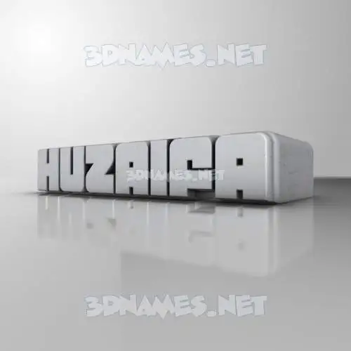 huzaifa in White Metro style - 3D name wallpaper huzaifa in White Metro style - 3D name wallpaper