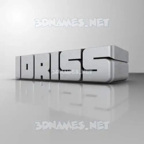 idriss in White Metro style - 3D name wallpaper idriss in White Metro style - 3D name wallpaper