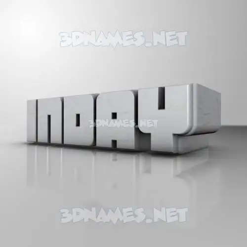inday in White Metro style - 3D name wallpaper inday in White Metro style - 3D name wallpaper