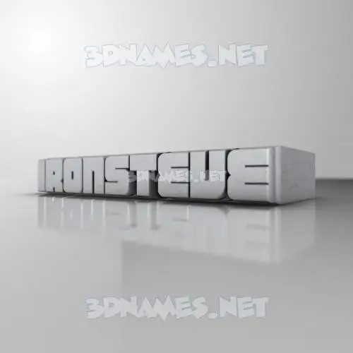 ironsteve in White Metro style - 3D name wallpaper ironsteve in White Metro style - 3D name wallpaper