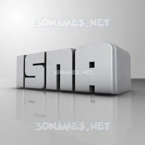 isna in White Metro style - 3D name wallpaper isna in White Metro style - 3D name wallpaper