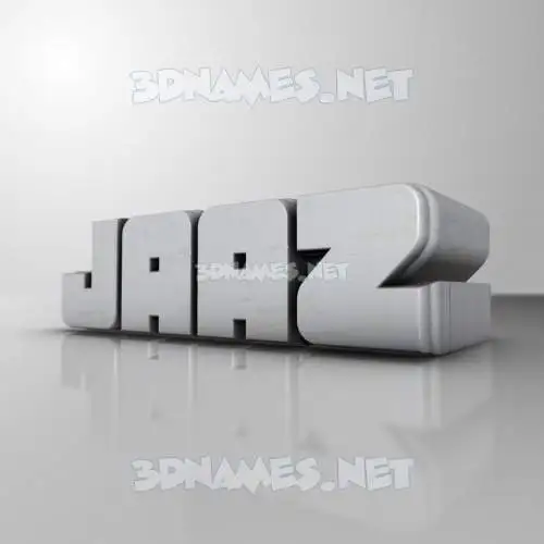 jaaz in White Metro style - 3D name wallpaper jaaz in White Metro style - 3D name wallpaper