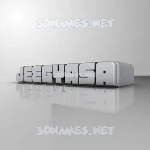 jeegyasa in White Metro style - 3D name wallpaper