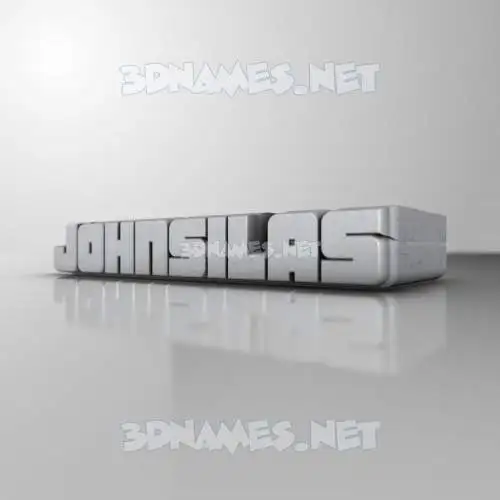 johnsilas in White Metro style - 3D name wallpaper johnsilas in White Metro style - 3D name wallpaper