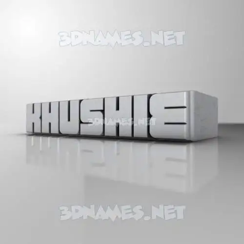 khushie in White Metro style - 3D name wallpaper khushie in White Metro style - 3D name wallpaper