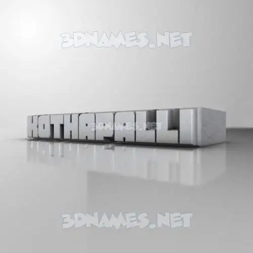 kothapalli in White Metro style - 3D name wallpaper
