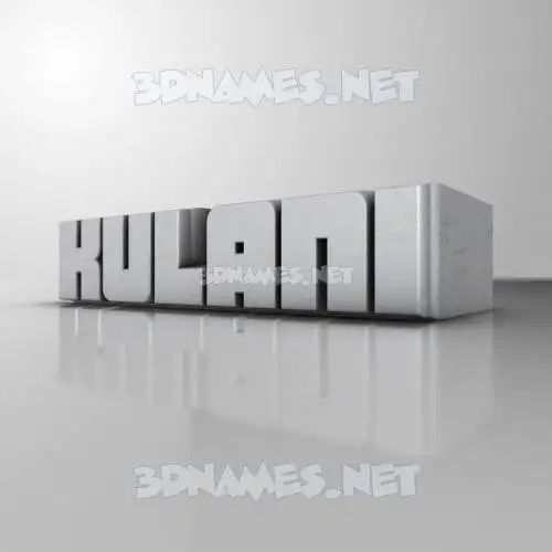 kulani in White Metro style - 3D name wallpaper kulani in White Metro style - 3D name wallpaper
