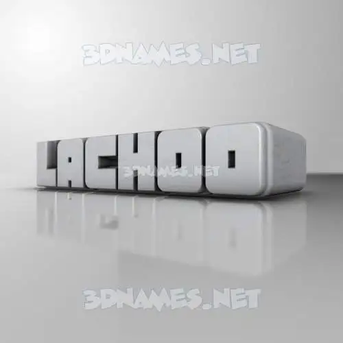 lachoo in White Metro style - 3D name wallpaper lachoo in White Metro style - 3D name wallpaper