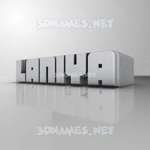 laniya in White Metro style - 3D name wallpaper laniya in White Metro style - 3D name wallpaper