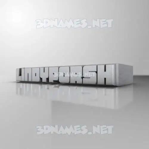 lindyporsh in White Metro style - 3D name wallpaper lindyporsh in White Metro style - 3D name wallpaper