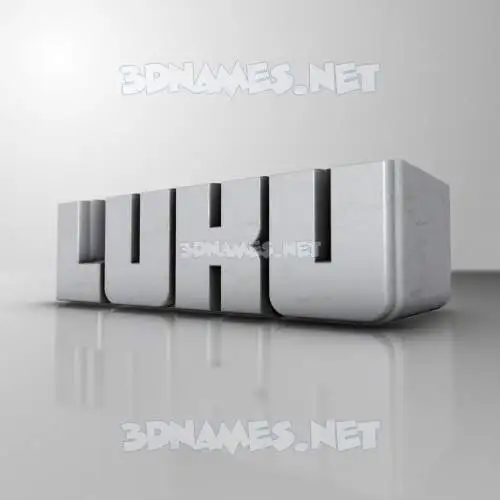 luku in White Metro style - 3D name wallpaper luku in White Metro style - 3D name wallpaper