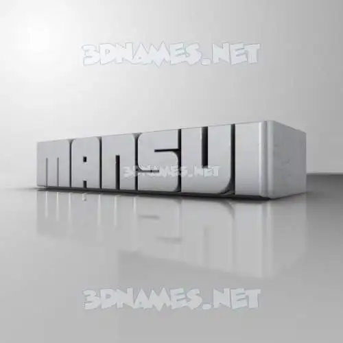 mansvi in White Metro style - 3D name wallpaper mansvi in White Metro style - 3D name wallpaper