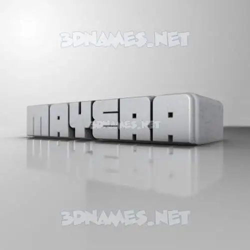 mayera in White Metro style - 3D name wallpaper mayera in White Metro style - 3D name wallpaper