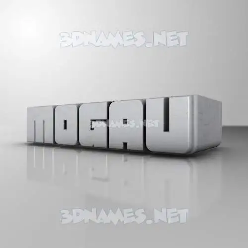 mogau in White Metro style - 3D name wallpaper mogau in White Metro style - 3D name wallpaper
