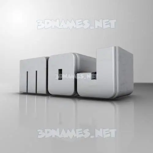 moj in White Metro style - 3D name wallpaper moj in White Metro style - 3D name wallpaper