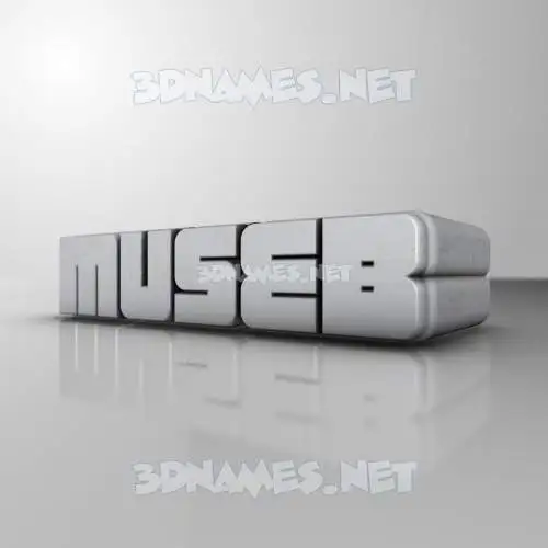 museb in White Metro style - 3D name wallpaper museb in White Metro style - 3D name wallpaper