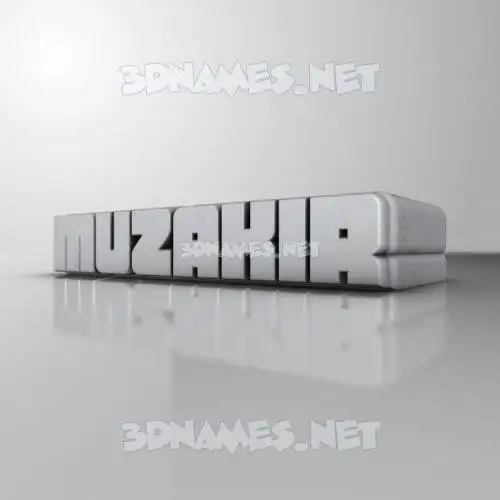 muzakir in White Metro style - 3D name wallpaper muzakir in White Metro style - 3D name wallpaper