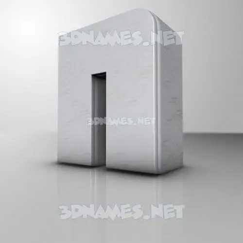 n in White Metro style - 3D name wallpaper n in White Metro style - 3D name wallpaper