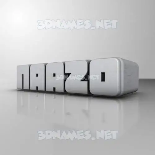 naazo in White Metro style - 3D name wallpaper naazo in White Metro style - 3D name wallpaper