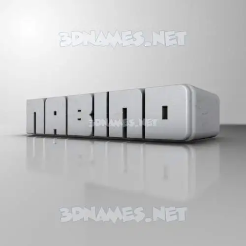 nabind in White Metro style - 3D name wallpaper nabind in White Metro style - 3D name wallpaper