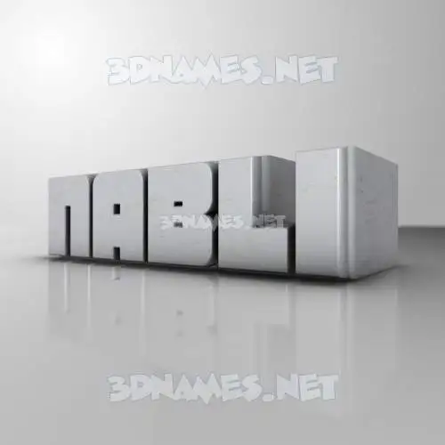 nabli in White Metro style - 3D name wallpaper nabli in White Metro style - 3D name wallpaper