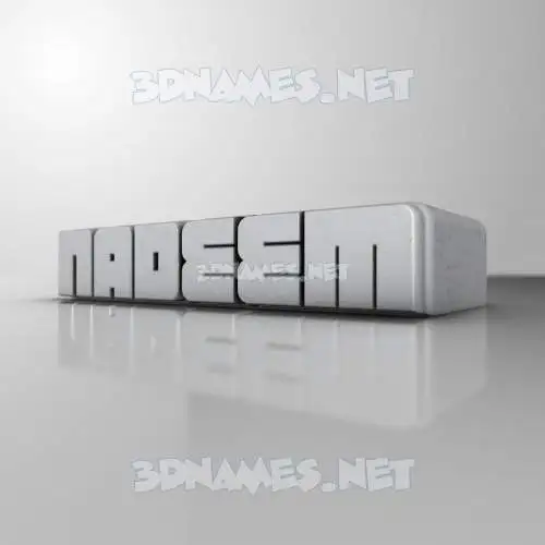 nadeem in White Metro style - 3D name wallpaper nadeem in White Metro style - 3D name wallpaper