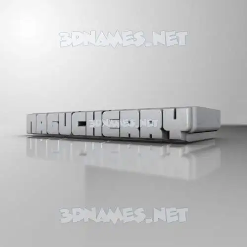 nagucherry in White Metro style - 3D name wallpaper nagucherry in White Metro style - 3D name wallpaper