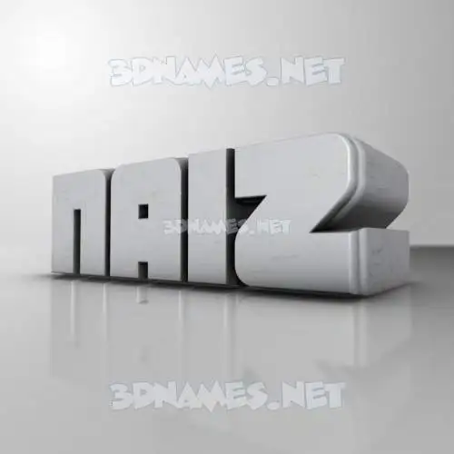 naiz in White Metro style - 3D name wallpaper naiz in White Metro style - 3D name wallpaper