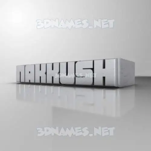 nakkush in White Metro style - 3D name wallpaper nakkush in White Metro style - 3D name wallpaper