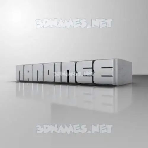 nandinee in White Metro style - 3D name wallpaper nandinee in White Metro style - 3D name wallpaper
