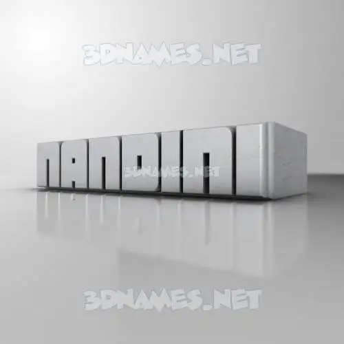 nandini in White Metro style - 3D name wallpaper nandini in White Metro style - 3D name wallpaper