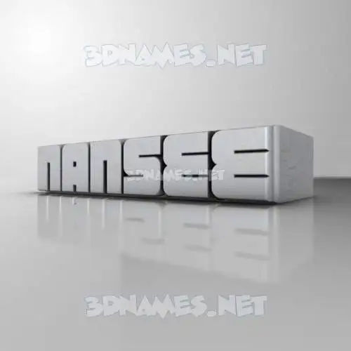 nansee in White Metro style - 3D name wallpaper nansee in White Metro style - 3D name wallpaper