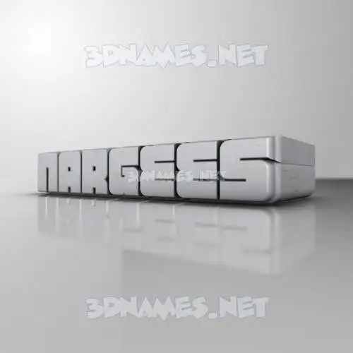 nargees in White Metro style - 3D name wallpaper nargees in White Metro style - 3D name wallpaper