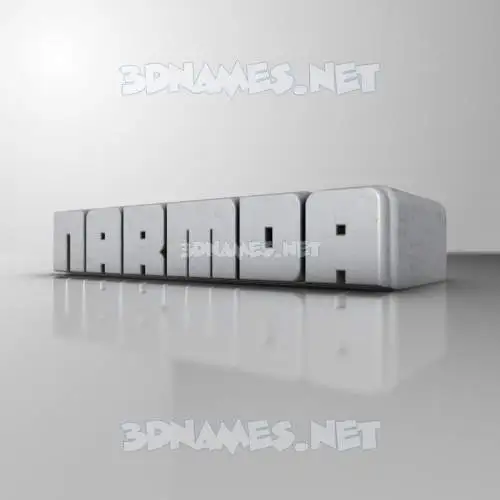 narmda in White Metro style - 3D name wallpaper narmda in White Metro style - 3D name wallpaper