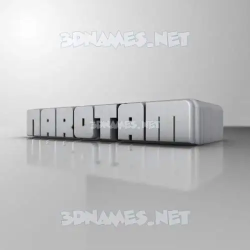 narotam in White Metro style - 3D name wallpaper