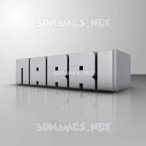 narri in White Metro style - 3D name wallpaper narri in White Metro style - 3D name wallpaper