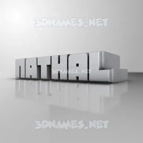 nathal in White Metro style - 3D name wallpaper nathal in White Metro style - 3D name wallpaper