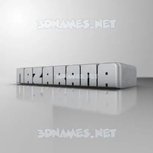 nazarana in White Metro style - 3D name wallpaper nazarana in White Metro style - 3D name wallpaper