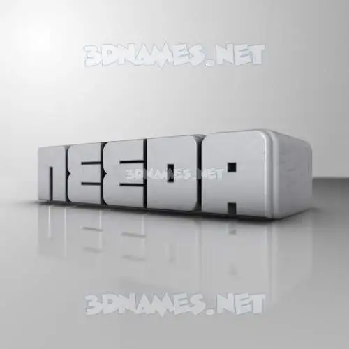 needa in White Metro style - 3D name wallpaper needa in White Metro style - 3D name wallpaper