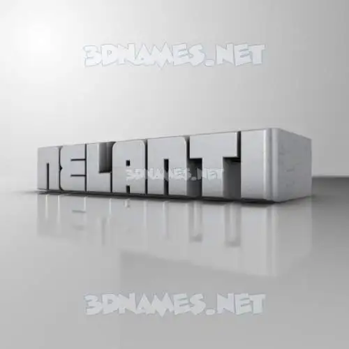 nelanti in White Metro style - 3D name wallpaper nelanti in White Metro style - 3D name wallpaper