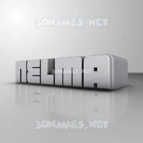 nelma in White Metro style - 3D name wallpaper nelma in White Metro style - 3D name wallpaper